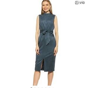 NWT Alexia Admor Fara Sheath dress in vegan suede